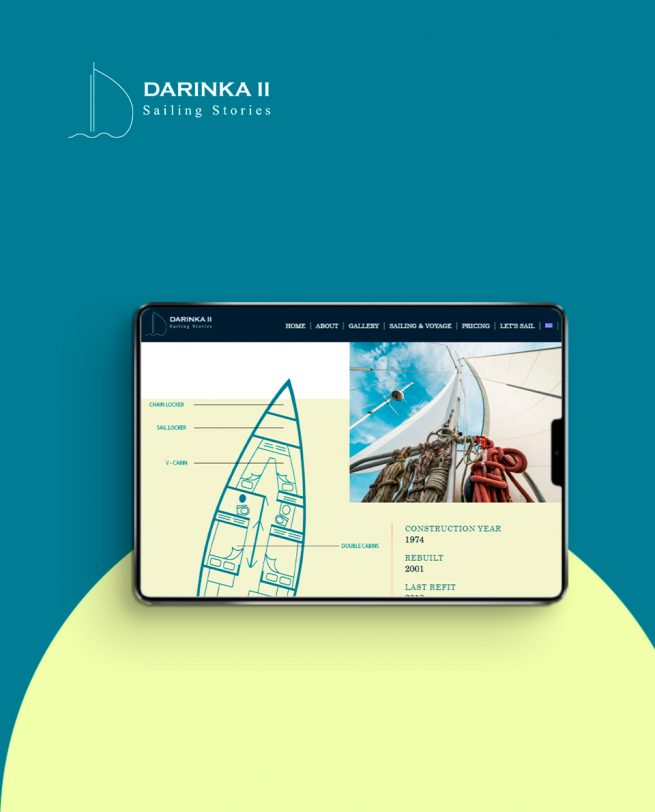 Ιστοσελίδα Ενοικίασης Ιστιοπλοϊκού filox portfolio corfu darinka home 2