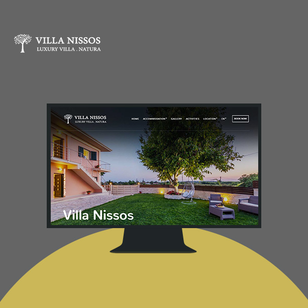 villa nissos corfu issos near nature