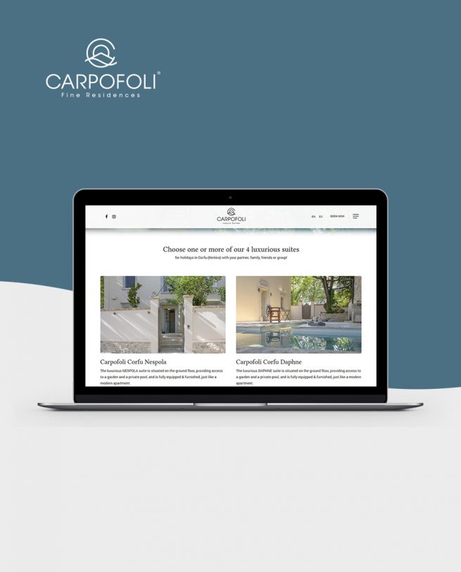 carpofoli front Ιστοσελίδα Ενοικίασης Πολυτελούς Αρχοντικού